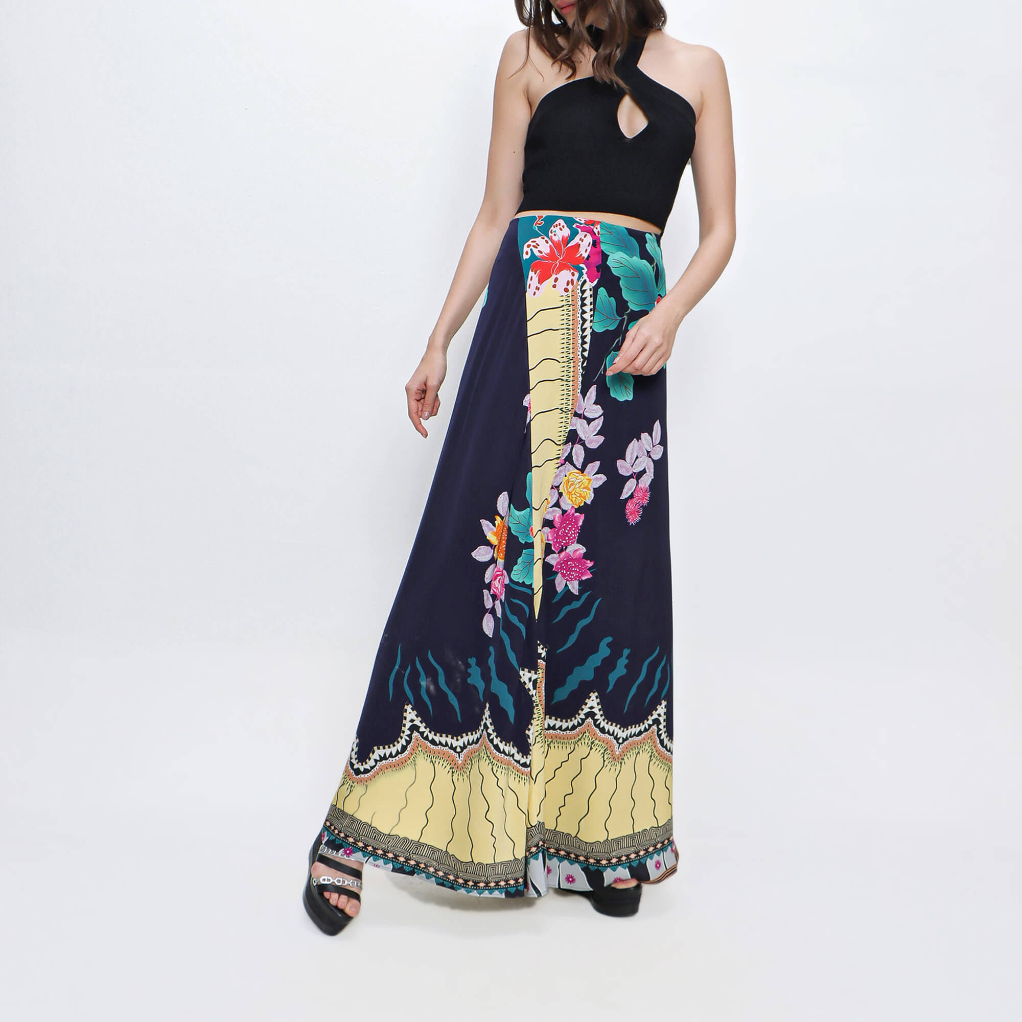 Etro - Floral Silk Maxi Skirt